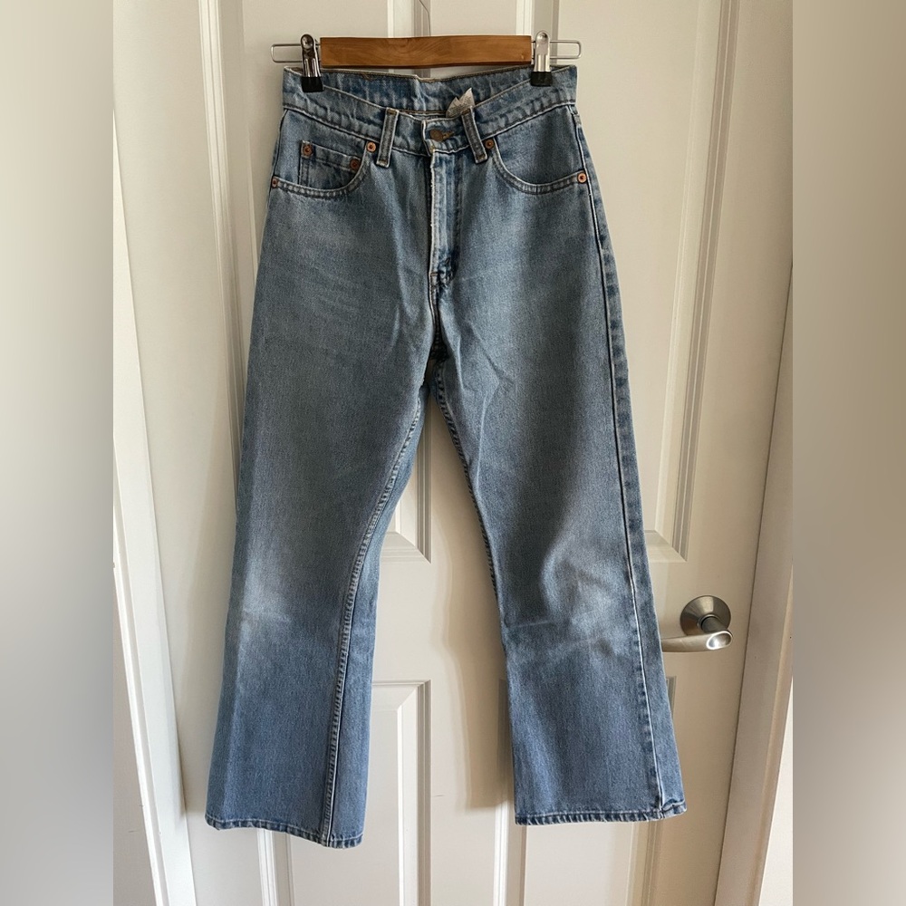 Vintage Levi’s 511 Flared Jeans - Light Wash - Size 24